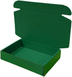 20 Pcs 14.5 x 10.6 x 2.8 inches Corrugated Cardboard Gift Boxes Recyclable Shipping Boxes for Packing Jewelry Ornament Gift Craft Packaging Supplier (Hunter Green, 14.5 x 10.6 x 2.8")