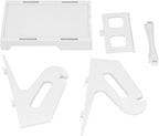Label Holder 2 in 1 Multifunctional Removable Print Shipping Label Holder for Thermal Label Printers ABS Material 20 x 13.5 x 15cm 1 Set