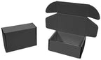 50 Pcs 4.3 x 3.1 x 2 inches Mini Size Corrugated Cardboard Gift Boxes Recyclable Shipping Boxes for Packing Jewelry Ornament Gift Craft Packaging Supplier (Dark Gray, 4.3 x 3.1 x 2")