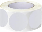 SHYGO® 1“White Circle Dot Stickers Color Coding Labels, 1000PCS 2 Rolls