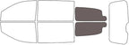 Rvinyl Window Tint Kit Compatible with Dodge Grand Caravan 2008-2020 - Cargo Precut Kit - 35%