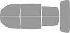 Rvinyl Window Tint Kit Compatible with Dodge Nitro 2007-2011 - Complete Precut Kit - 50%