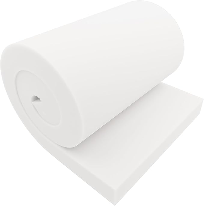 GoTo Foam 3" Height x 24" Width x 120" Length 44ILD (Firm) Upholstery Cushion Made in USA