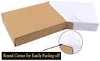 Shipping Label with Rounded Corner, 8.5 x 5.5 Inches Half Sheet Self Adhesive Shipping Address Labels for Laser and Inkjet Printer, 500