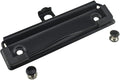 HAHIYO 3.94 Inches Black Metal Clipboard Clips with Rubber Grips 6 Pack Mountable Sturdy Strong Springs with Rivets Document File Wood Plastic Clips Board for Office School Home