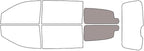 Rvinyl Window Tint Kit Compatible with Dodge Grand Caravan 2008-2020 - Cargo Precut Kit - 50%
