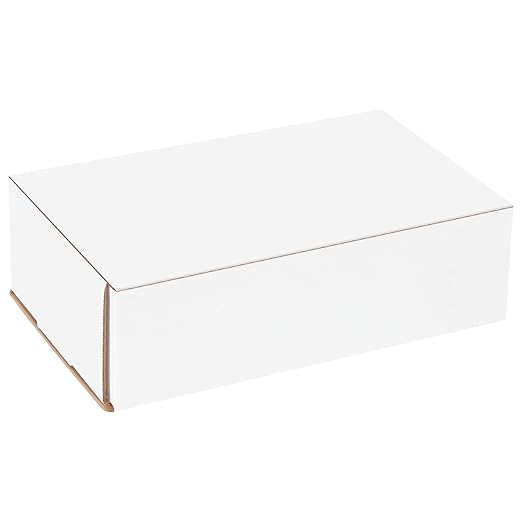 Box USA BM1063 10"L x 6"W x 3"H, White (Pack of 50)