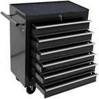 LuckyNote】Rolling Tool Chest, 6 Drawer Tool Box with Wheels, Heavy Duty Industrial Service Cart Storage Organizer with Locking System, Rolling Tool Box Organizer Tool Case for Garage, Repair Shop