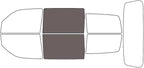 Rvinyl Window Tint Kit Compatible with Dodge Nitro 2007-2011 - Back Precut Kit - 35%