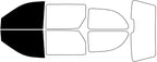 Rvinyl Window Tint Kit Compatible with Dodge Caravan 2001-2007 - Black 5% - Single Ply No Bubble Film - Do it Yourself Vehicle Front Precut Kit