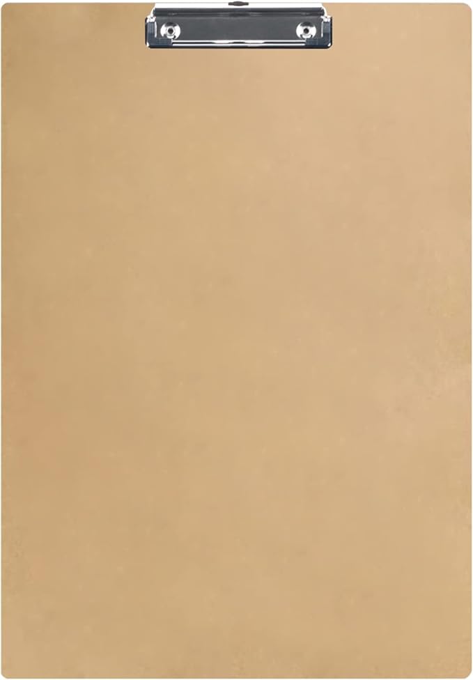 Acocony 11x17 Clipboard Vertical Extra Large Clipboard Hardboard Low Profile Clip 11 x 17 Clipping Board MDF Pack of 1