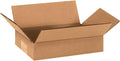 Secure Seal - 9x6x2 Pack of 100 Corrugated Cardboard Packing Shipping Mailing Moving Carton Boxes