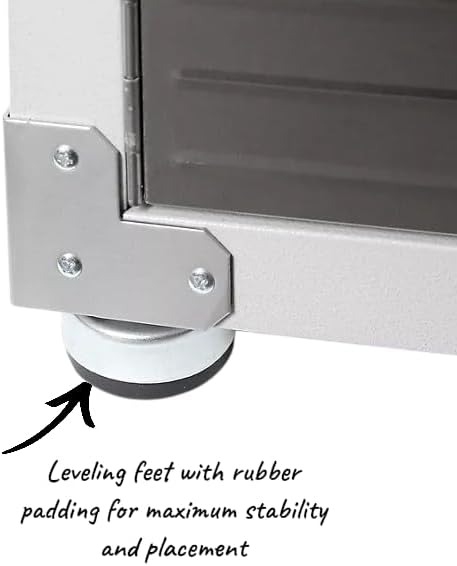 Heavy Duty Storage Solid Stainless Steel Cabinet with Lockable, Adjustable Shelf, Metal Garage Organizer (Granite, 36" W x 24" D x 72" H)
