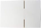 Calenzana 11x6x6 Shipping Boxes Set of 25, Corrugated Cardboard Box for Mailing Small Business Packing Gifts, White