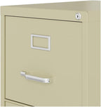 CommClad 4-Drawer Letter-Size Vertical File Cabinet (Putty)
