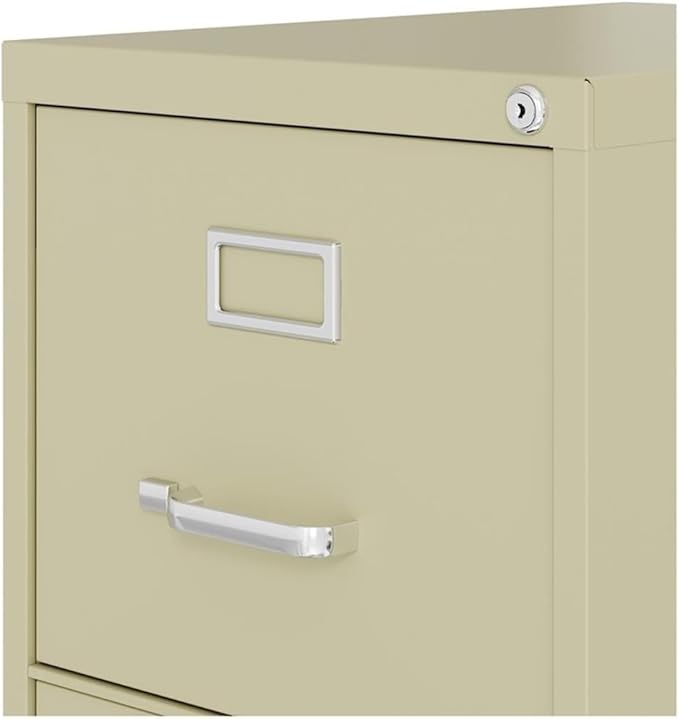 CommClad 4-Drawer Letter-Size Vertical File Cabinet (Putty)