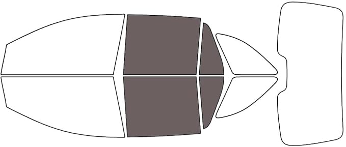 Rvinyl Window Tint Kit Compatible with Ford Edge 2007-2014 - Back Precut Kit - 35%