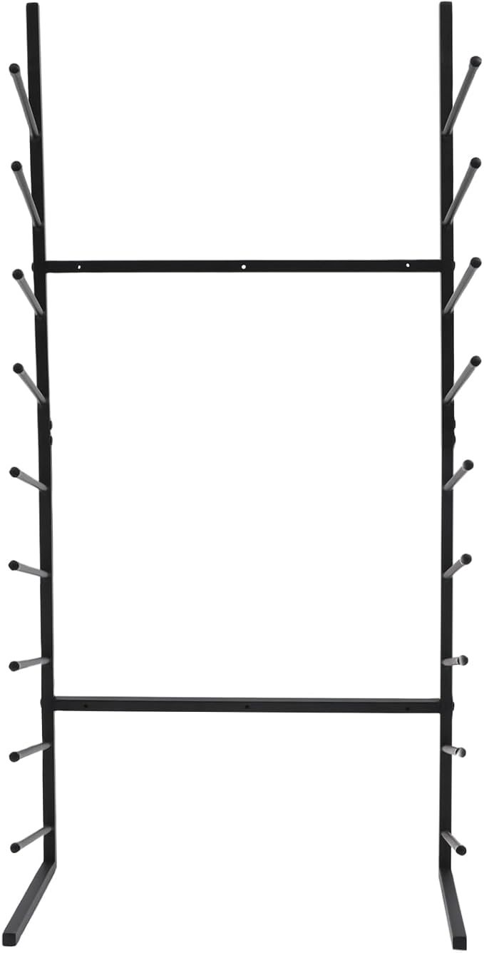 Wall Mount Art Print Blueprint Holder, 9-Tier Blueprint Holder, 15lbs Each Tier Load-bearing Capacity, Wall Mount Blueprint Storage Rack for Frequently Work with Blueprints and Rolled Documents