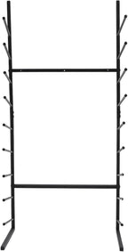 Wall Mount Art Print Blueprint Holder, 9-Tier Blueprint Holder, 15lbs Each Tier Load-bearing Capacity, Wall Mount Blueprint Storage Rack for Frequently Work with Blueprints and Rolled Documents