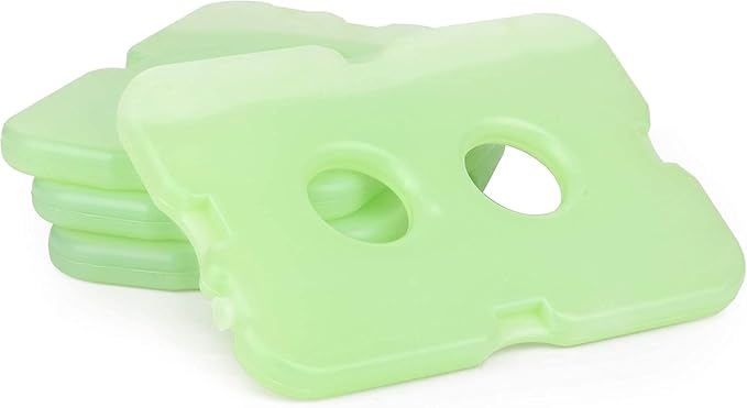 Healthy Packers Reusable Ice Packs for Lunch Boxes - Long Lasting Slim Freezer Packs, Thin Non-Toxic BPA-Free Hard Gel Ice Blocks for Coolers, Kids & Adults Lunch Bags, Travel, Camping, Food Storage