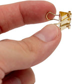 JAM PAPER Colorful Binder Clips - Extra Small - 3/5 Inch (15 mm) - Gold Binderclips - 30/Pack