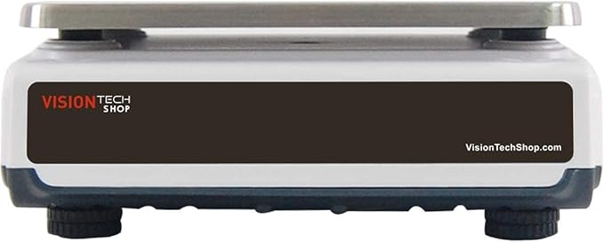 VisionTechShop TVC-60 Counting Scale for Parts and Coins, Lb/Kg Switchable, 60lb Capacity, 0.002lb Readability