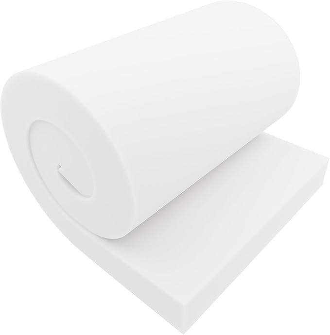 GoTo Foam 4" Height x 24" Width x 120" Length 44ILD (Firm) Upholstery Cushion Made in USA