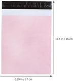 50 Pack Pink Poly Mailers, 10. 2x6. 7 Inches Plastic Self-adhesive Shipping Bags, Heavy Duty Packing Mailing Bags for Small Business