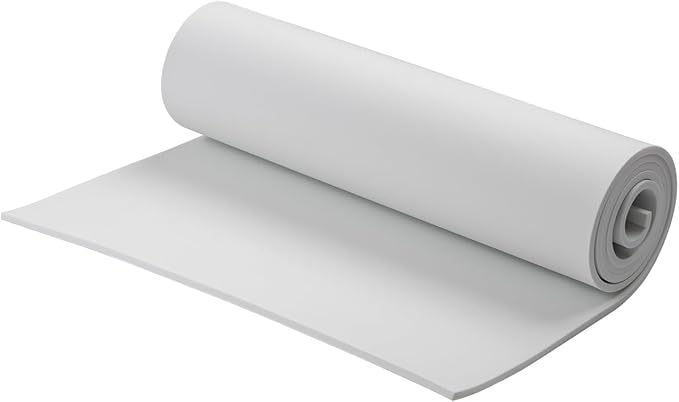 AMZQNART EVA Foam 3mm, Cosplay Foam 16x59 inch White, High Density 90 kg/m³, for Craft Projects Cosplay Costumes, Fake Weapons, Decorations, Christmas, Easter, Thanksgiving, etc.