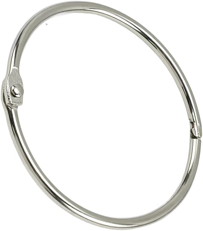 30Pcs Metal Binding Binder Rings Heavy Duty Document Rings for Binders Notebooks Journal School Office Accessories Binder Clips