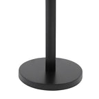 Crowd Control Barriers Black Gold Stanchions Posts, 4 Black Ropes and 8pcs Stainless Steel Poles with Hollow Base, Stanchions with Ropes Set for Airport,Parties,Grand Opening