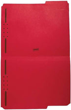 Staples Colored Reinforced Tab Fastener Folders Letter Size Red 50/Box
