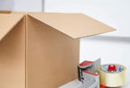 Secure Seal - 4x4x12 Pack of 25 Corrugated Cardboard Packing Shipping Mailing Moving Carton Boxes