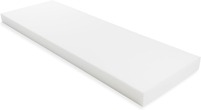 GoTo Foam 4" Height x 36" Width x 96" Length 44ILD (Firm) Upholstery Cushion Made in USA