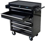 LuckyNote】Rolling Tool Chest, 6 Drawer Tool Box with Wheels, Heavy Duty Industrial Service Cart Storage Organizer with Locking System, Rolling Tool Box Organizer Tool Case for Garage, Repair Shop
