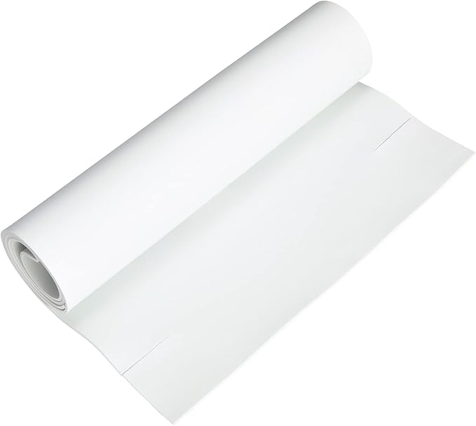 Bright Creations EVA Foam Rolls for Crafts & Cosplay - 2-Pack, 3mm Thick White, 14 x 39 Inch - High-Density Foam Fabric for DIY Armor & Costume Props - Foamy Roll