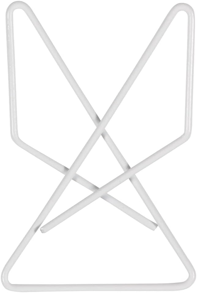 JAM PAPER Colorful Butterfly Clips - White Paper Clamps - 15/Pack