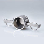 2PCS Cam and Groove Fitting, Aluminum, Type DC, 2" Dust Cap, with 2PCS Camlock Gasket Fitting (2")