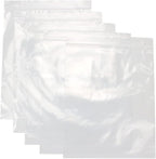 10" X 13" (100 Bags) 2 Mil Clear Reclosable Zip Plastic Poly Bags with Resealable Lock Seal Zipper