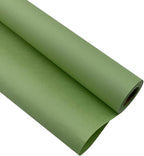 FWSA WRAPS Korean Flower Wrapping Paper Roll Green Matte Bouquet Wrap Florist Paper, 105G Thicken waterproof DIY Art Packaging Kraft Paper 23.23 x 288 inches (Color 11 (Matcha Green))