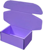 50 Pcs 4.3 x 3.1 x 2 inches Mini Size Corrugated Cardboard Gift Boxes Recyclable Shipping Boxes for Packing Jewelry Ornament Gift Craft Packaging Supplier (Lavender, 4.3 x 3.1 x 2")