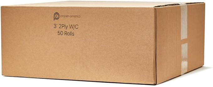 (50 Rolls) 3'' x 95' White/Canary 2 Ply Carbonless Kitchen Printer Paper Cash Register Receipt Rolls for SP2000, UP389, 480, 220, 250, 900, 07901, 07706