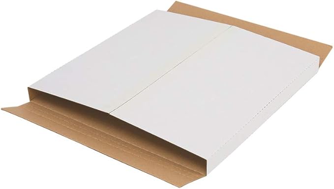 White Vinyl Record LP Shipping Mailer Boxes, 12.5in*12.5in*1in Record Mailers, Album Paper Box, Record Album Mailer (100)