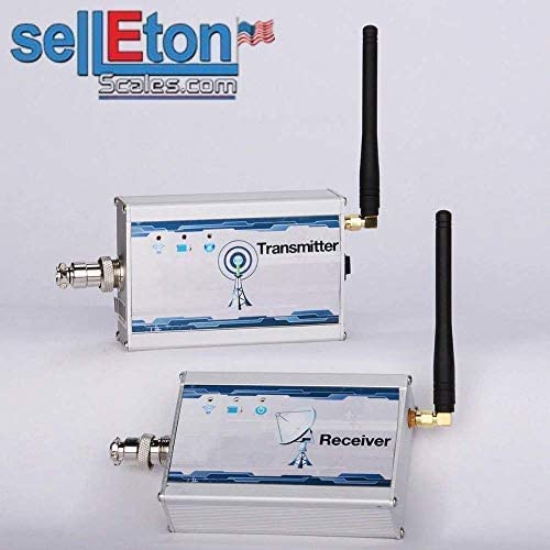 SellEton (60" X 60") Wireless Industrial Floor Scale | Heavy Duty Industrial Pallet Scale with Indicator - Size (10,000 Lbs X 1 Lb)