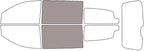 Rvinyl Window Tint Kit Compatible with Dodge Grand Caravan 2008-2020 - Back Precut Kit - 50%