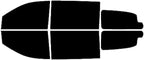 Rvinyl Window Tint Kit Compatible with Dodge Grand Caravan 2008-2020 - Black 5% - Single Ply No Bubble Film - Do it Yourself Vehicle Complete Precut Kit