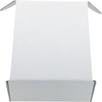 6x6x2 inch Small White Mailers Boxes Recyclable Corrugated Gift Box for Packaging Shipping Set of 10