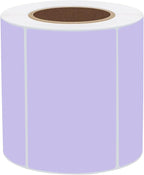 STARLIBOO 3x2 inch Direct Thermal Label Stickers for Barcode, Address, Compatible with Rollo Label Printer & Zebra Desktop Printers (Purple)