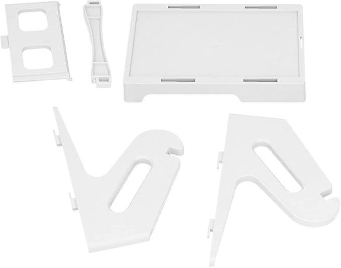 Label Holder 2 in 1 Multifunctional Removable Print Shipping Label Holder for Thermal Label Printers ABS Material 20 x 13.5 x 15cm 1 Set