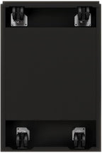 Pemberly Row 2 Drawers 27.75" Vertical Black Metal Filing Cabinet Lockable Pre-Assembled Stationary Letter Size for Home, Office
